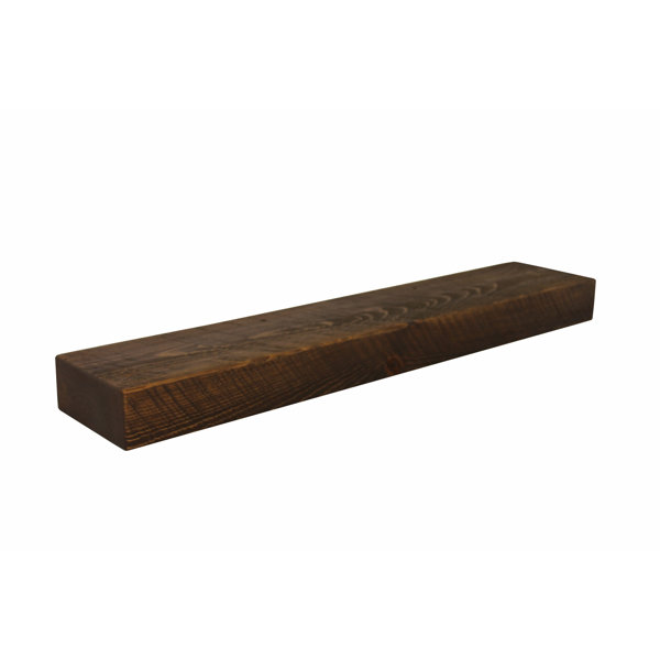 Millwood Pines Juna Floating Wood Fireplace Shelf Mantel & Reviews
